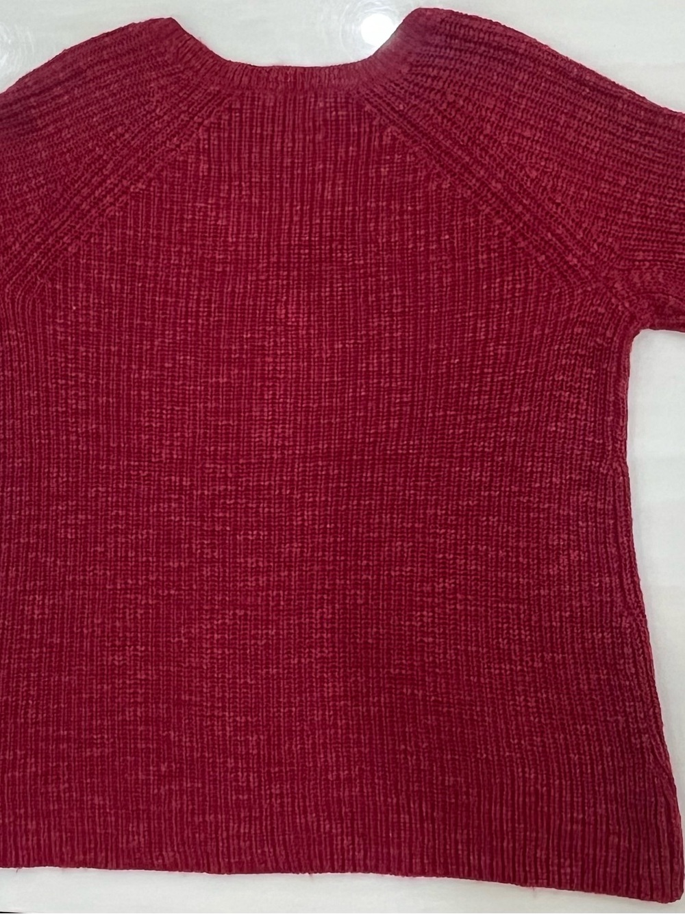 Reitmans Raspberry V-Neck Knit Sweater - Picture 4 of 4